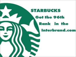 AD 410 International Advertising & Branding : Starbucks Case