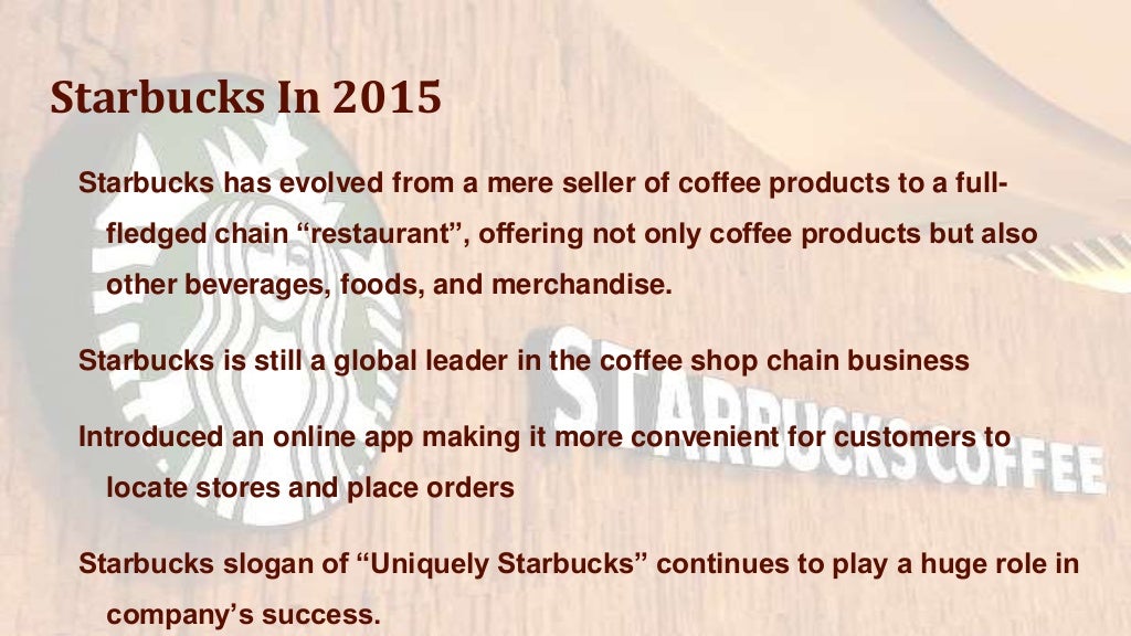 Starbucks Key issues