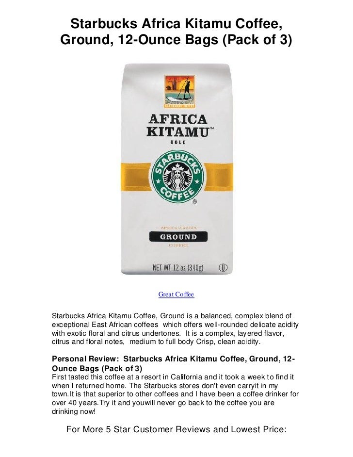 Africa Kitamu Coffee Africa Kitamu Coffee