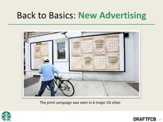 Back to Basics: New Advertising




     The print campaign was seen in 6 major US cities



                                                        15
 