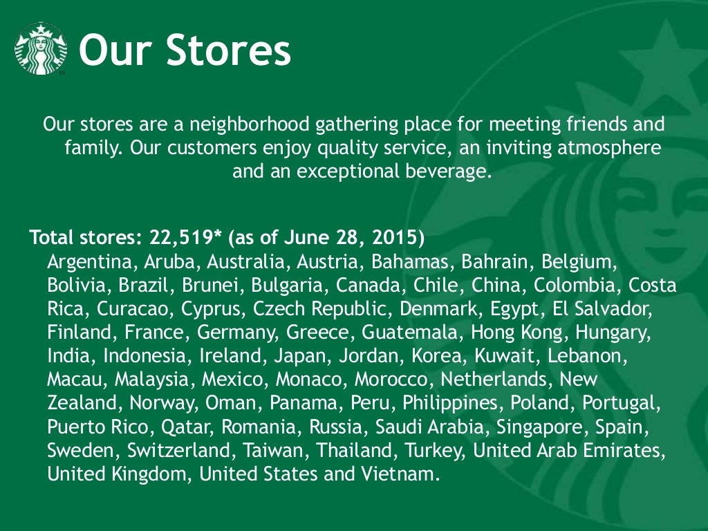 Starbucks company profile