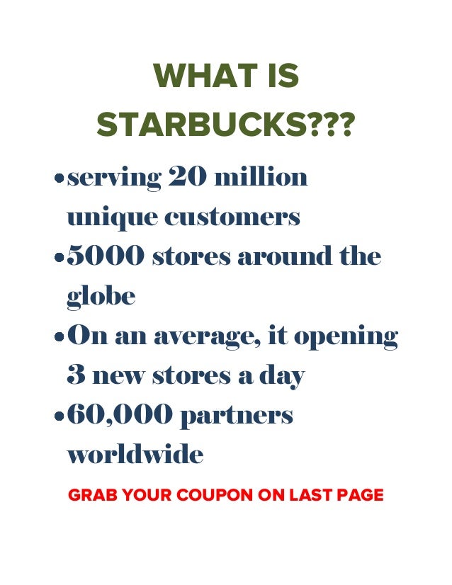 starbucks free coffee