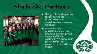 Starbucks: From Employees to Partners | PPTX