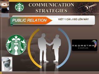 ViẾT 1 CÁI J ĐÓ LÊN NÀY
COMMUNICATION
STRATEGIES
 