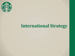 International Strategy
 