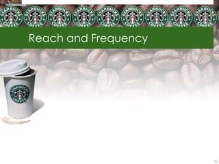 Reach and Frequency




                      85
 
