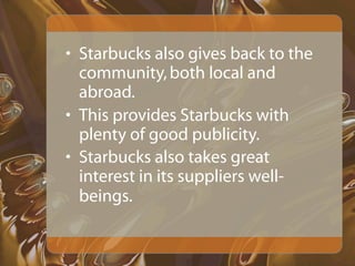 Starbucks Presentation