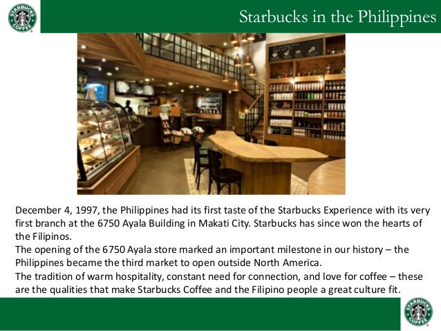 Case study of starbucks philippines