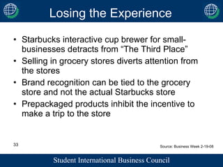 Starbucks Consulting Case