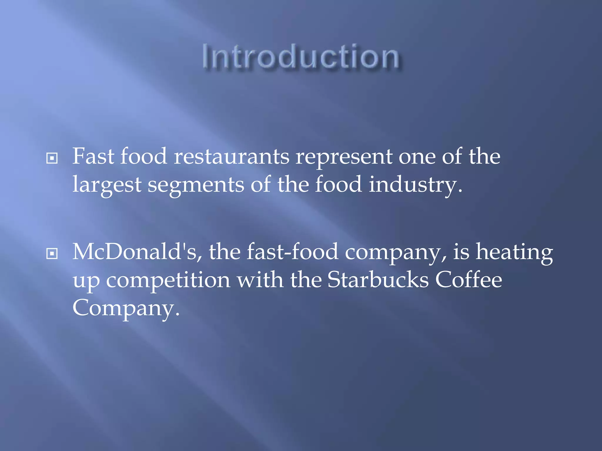 Starbucks Vs Mc Donalds | PPTX