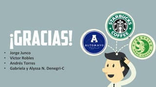 •  Jorge	
  Junco	
  
•  Victor	
  Robles	
  
•  Andrés	
  Torres	
  
•  Gabriela	
  y	
  Alyssa	
  N.	
  Denegri-­‐C	
  
¡GRACIAS!!
 