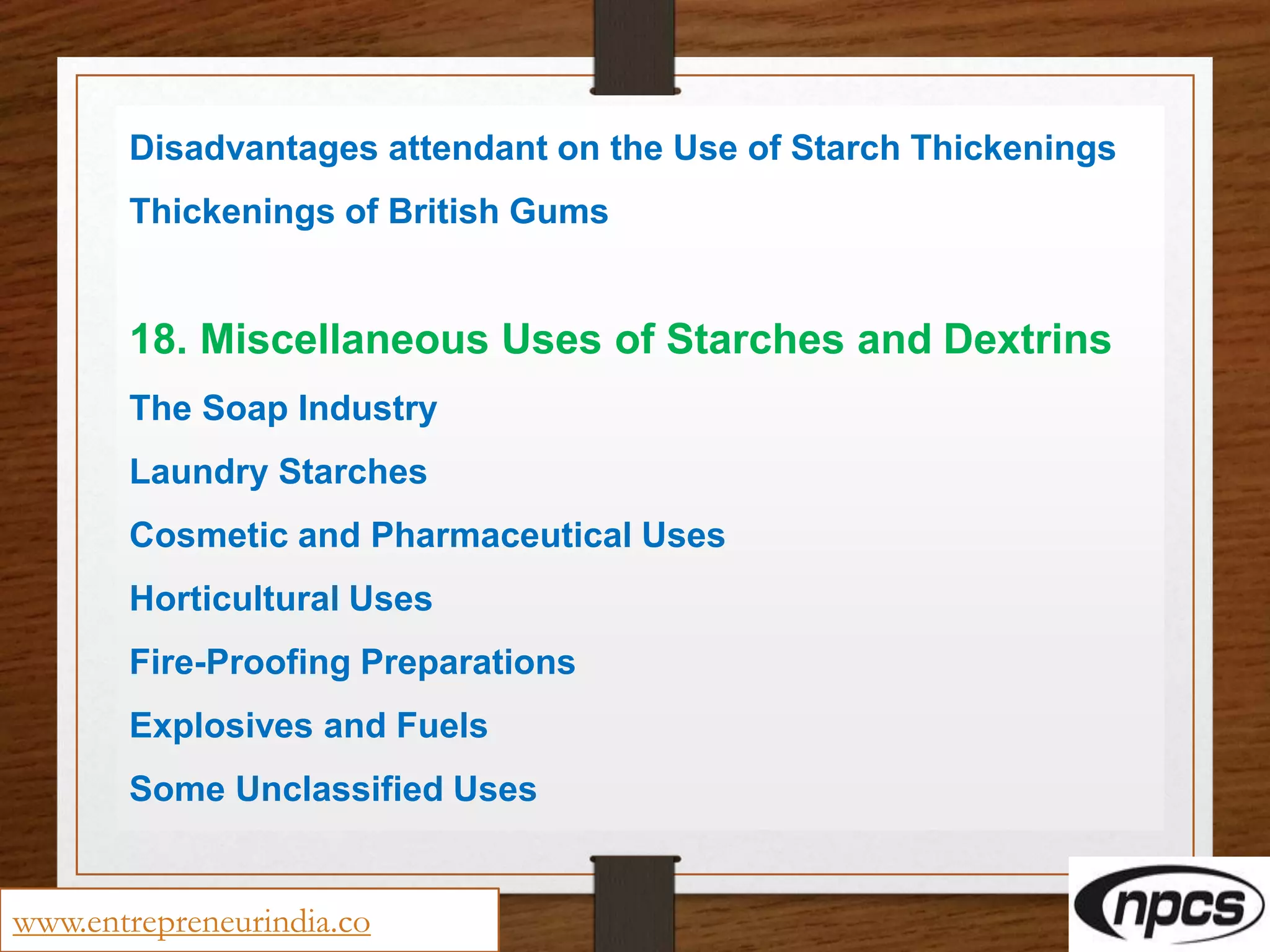 Fire Code Starch How to Manufacture Starch and Its Derivatives (Wheat Starch, Maize ...