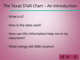 What do schools use the STaR Chart for?