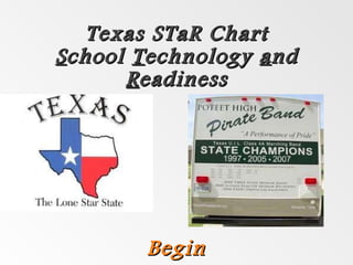 Texas STaR Chart S chool  T echnology  a nd  R eadiness Begin 