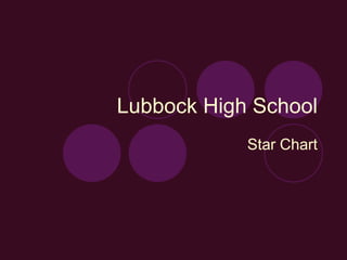 Lubbock High School
            Star Chart
 