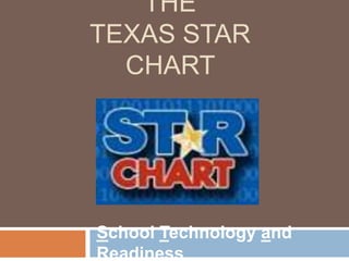 THE
TEXAS STAR
  CHART




School Technology and
Readiness
 