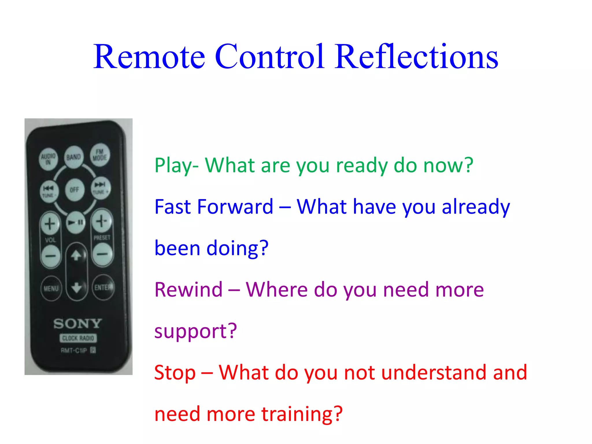 Key Area Total ~ 15		Developing Technology