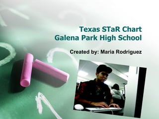 Texas STaR Chart Galena Park High School Created by: Maria Rodriguez 