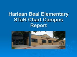 Harlean Beal Elementary STaR Chart Campus Report 