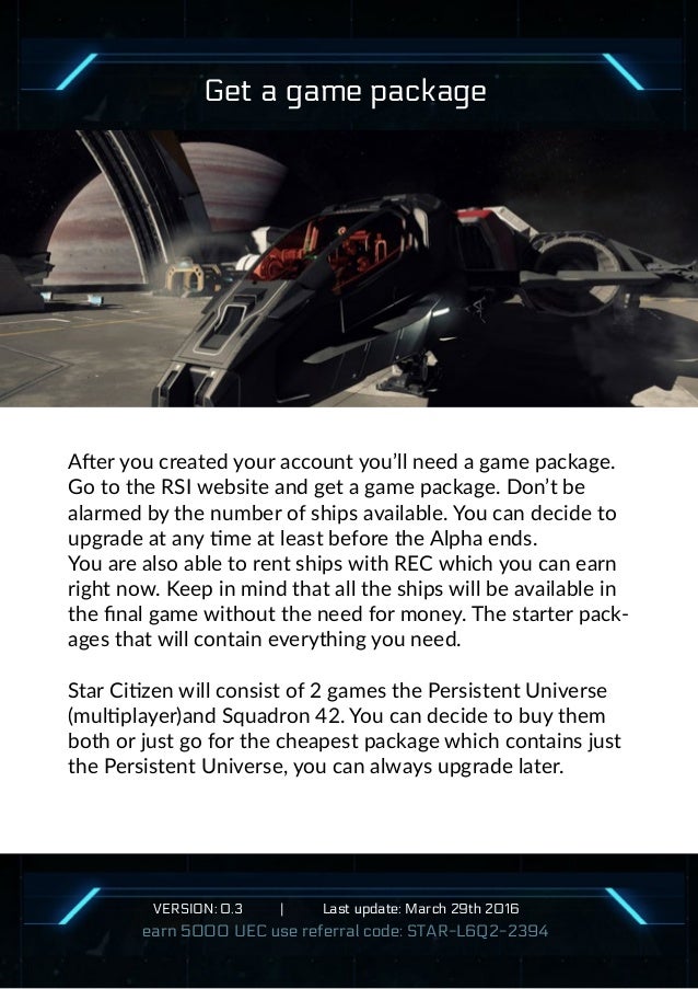 Star citizen starter guide