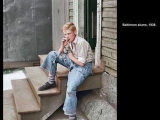 Baltimore slums, 1938.
 