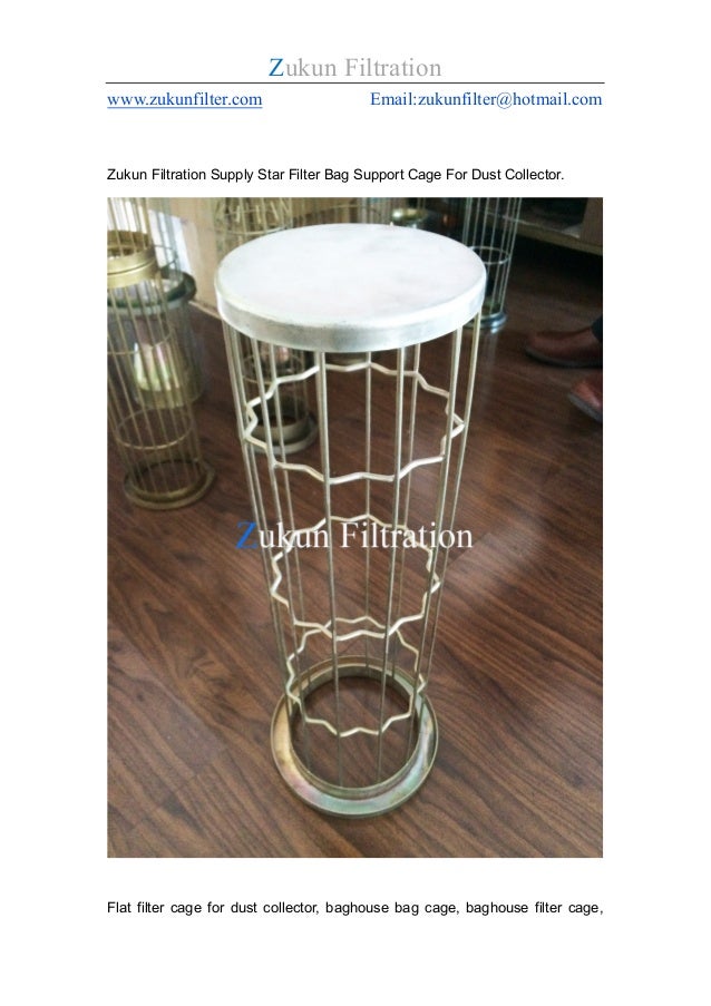 Bag Filter Star Bag Support Cage From Zukun Filtration