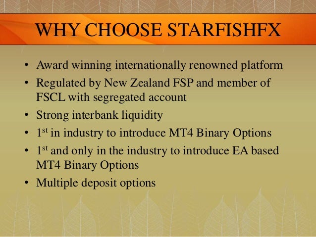 Starfishfx binary options