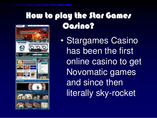 Stargames online casino login