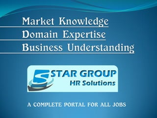 A COMPLETE PORTAL FOR ALL JOBS
 