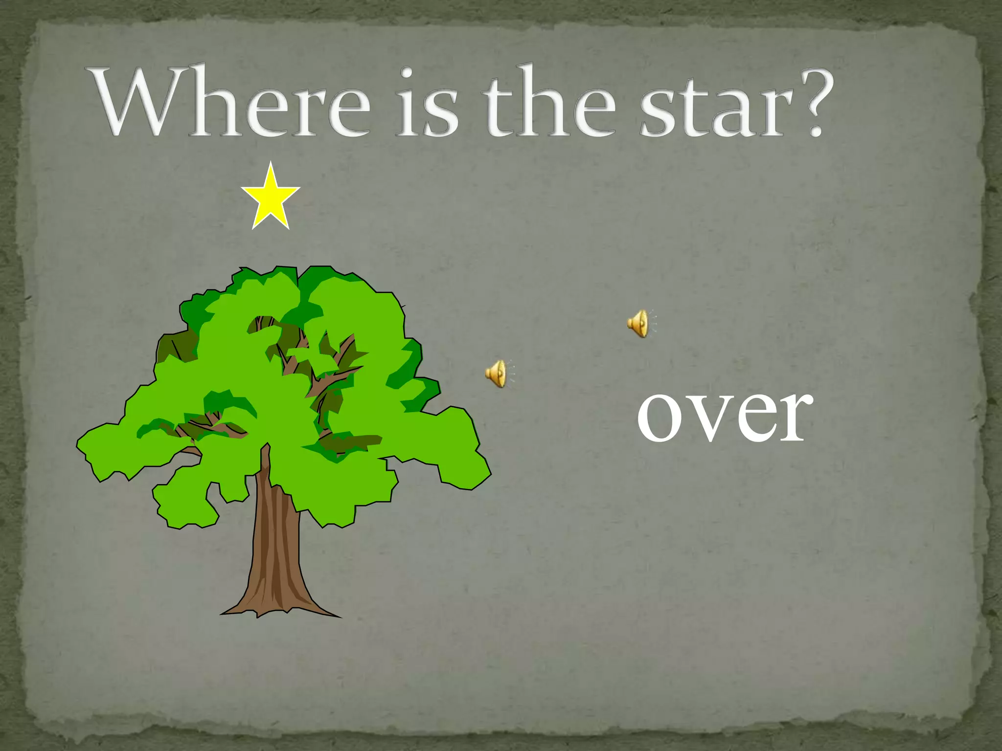 Where is the star?over