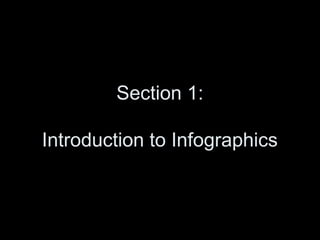 Section 1:
Introduction to Infographics
 