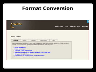Format Conversion
 
