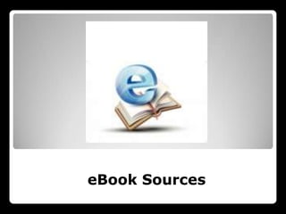 eBook Sources
 
