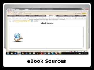 eBook Sources
 