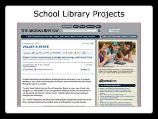 School Library Projects
201
0:
 