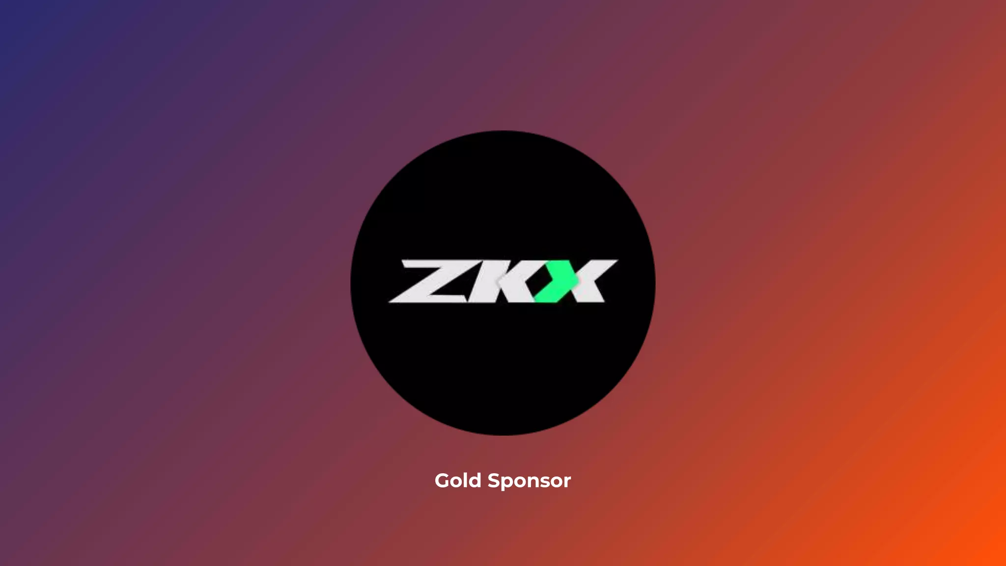 Gold Sponsor
 