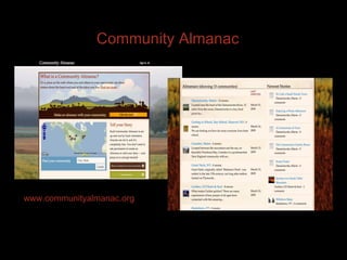 Community Almanac www.communityalmanac.org 
