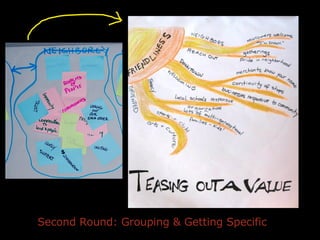 Second Round: Grouping & Getting Specific 