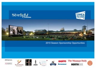 2010 Season Sponsorship Opportunities




2009 Sponsors
 