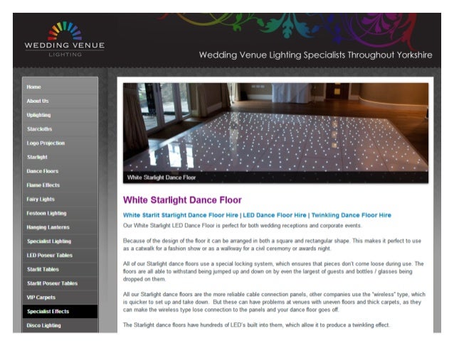Best Starlight Dance Floor Hire