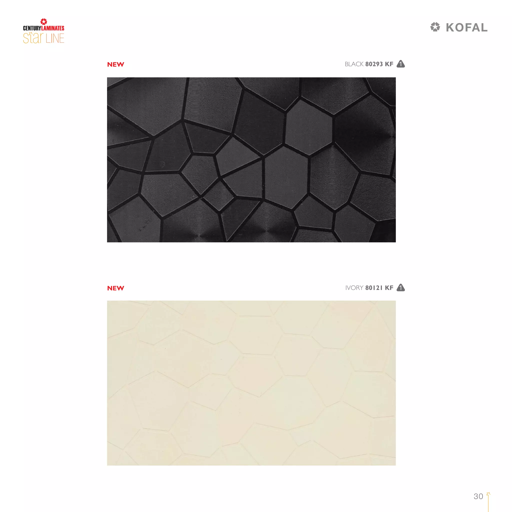 30
BLACK 80293 KF 1
IVORY 80121 KF 1
LINE
NEW
NEW
KOFAL
 