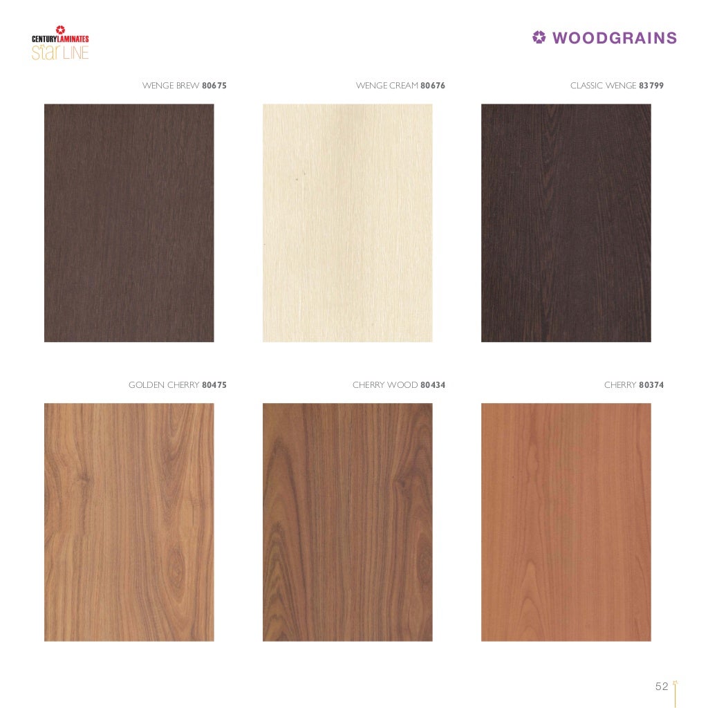 Century Laminates Starline Catalogue
