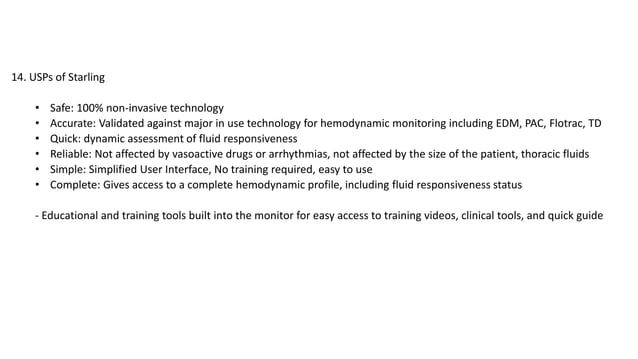 fluid management monitor - Baxter Starling | PPTX | Heart and ...