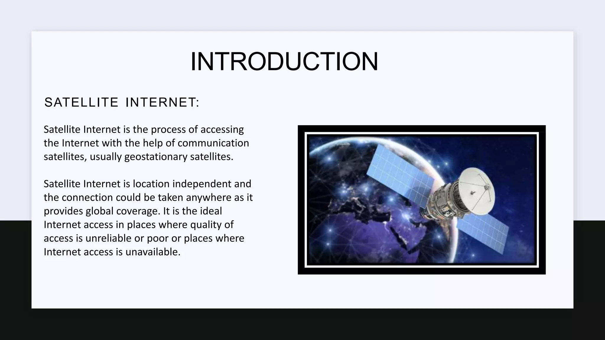 Internet In Space satellite internet starlink.pptx