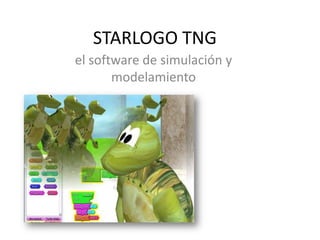 STARLOGO TNG el software de simulación y modelamiento 