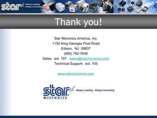 Star Micronics In Many Places