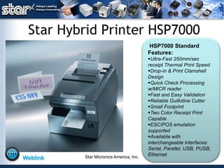 Star Micronics In Many Places