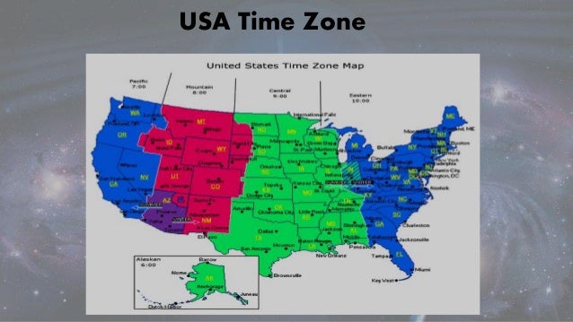 Standard time zone