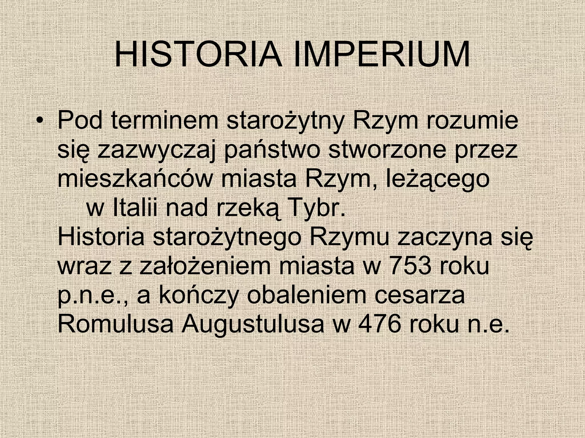 Starozytny rzym | PPT | Christianity | Religion & Spirituality