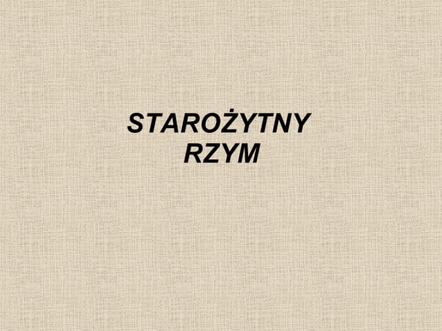 starozytny rzym | PPT